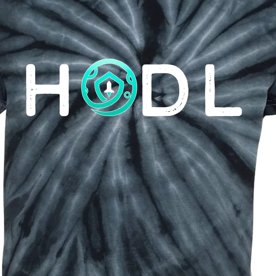 SafeMoon HODL Crypto Hold Currency Kids Tie-Dye T-Shirt