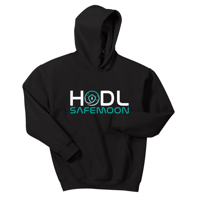 Safemoon HODL Cryptocurrency Logo Kids Hoodie