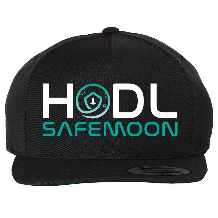 Safemoon HODL Cryptocurrency Logo Wool Snapback Cap