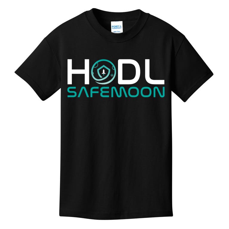 Safemoon HODL Cryptocurrency Logo Kids T-Shirt