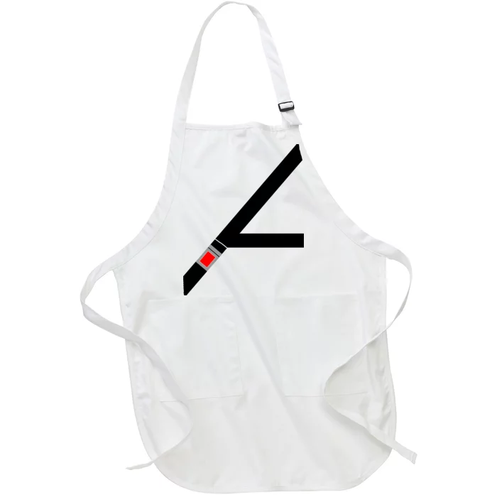 Safety Seat Belt Full-Length Apron With Pocket