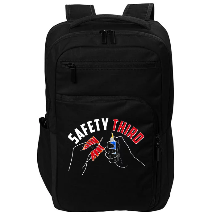 Safety Third Firecrackers Fourth of July Impact Tech Backpack