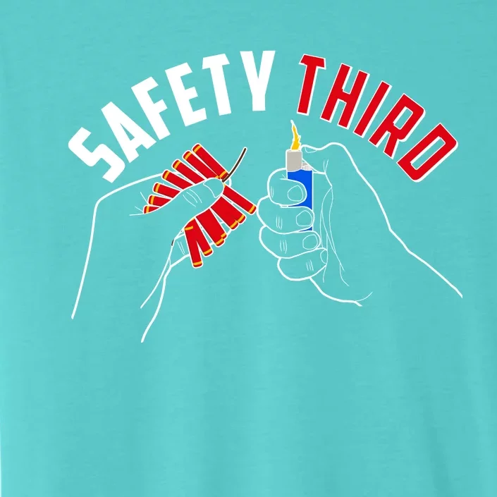 Safety Third Firecrackers Fourth of July ChromaSoft Performance T-Shirt