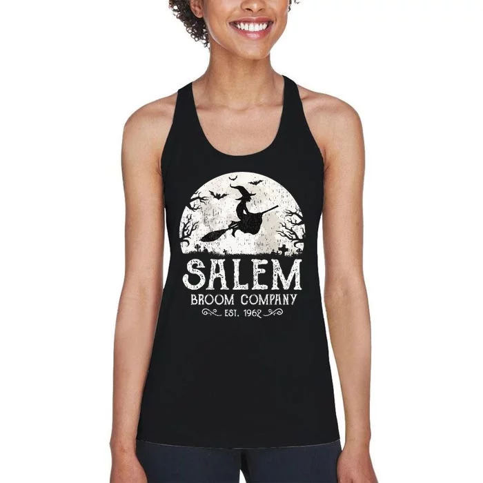 Salem Apparel Grunge Funny Halloween Witch Gift Women's Racerback Tank