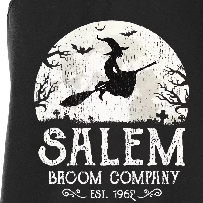 Salem Apparel Grunge Funny Halloween Witch Gift Women's Racerback Tank