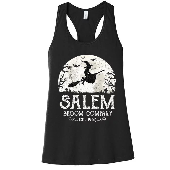 Salem Apparel Grunge Funny Halloween Witch Gift Women's Racerback Tank