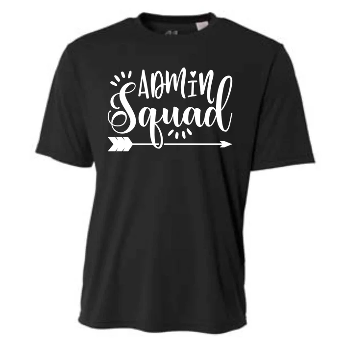 School Admin Gift Admin Squad Gift Cooling Performance Crew T-Shirt