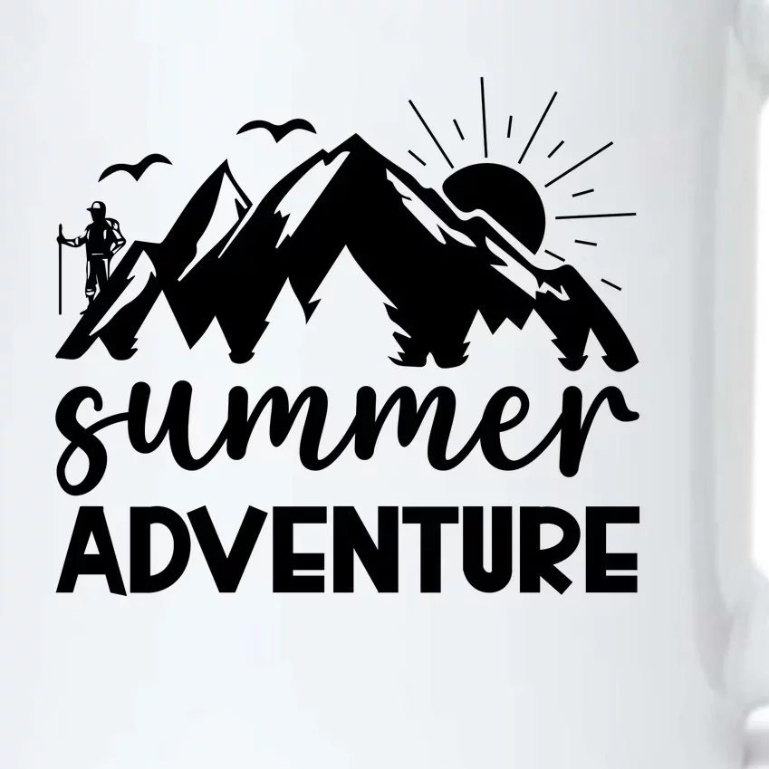 Summer Adventure Graphic Black Color Changing Mug