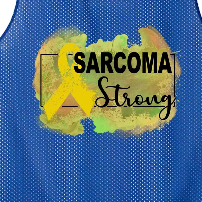 Sarcoma Awareness Gift Mesh Reversible Basketball Jersey Tank