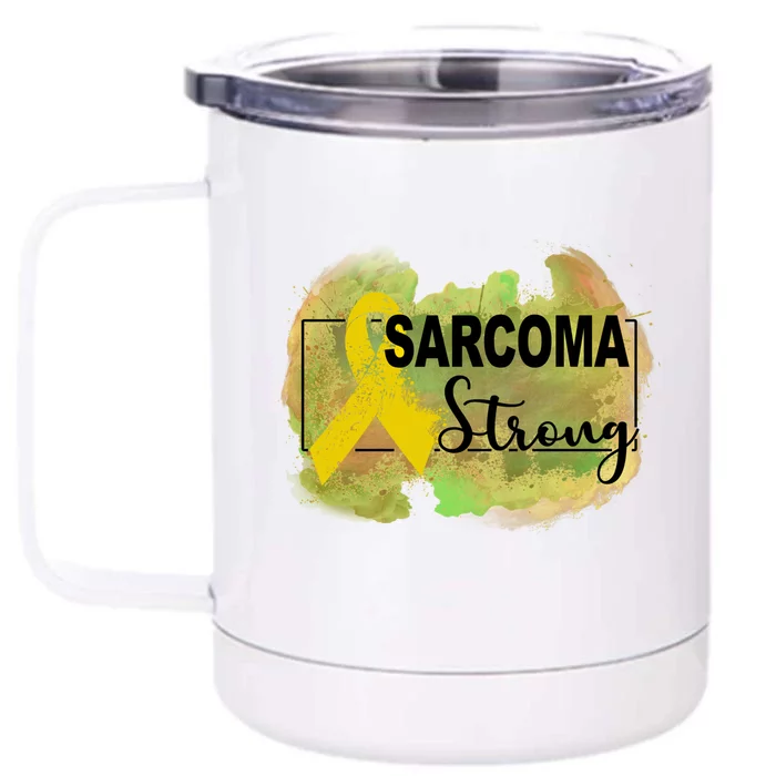 Sarcoma Awareness Gift Front & Back 12oz Stainless Steel Tumbler Cup