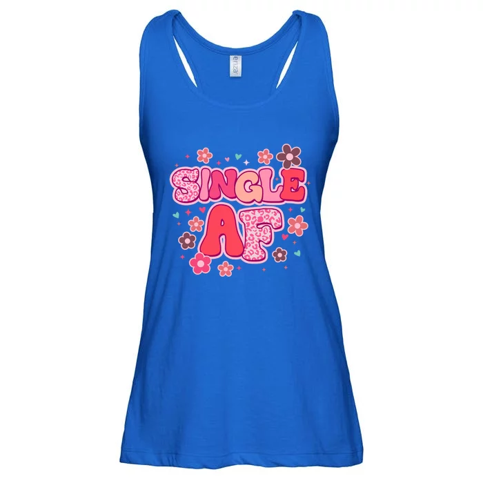 Single Af Great Gift Funny Singles Awareness Day Antigreat Giftvalentines Day Gr Ladies Essential Flowy Tank