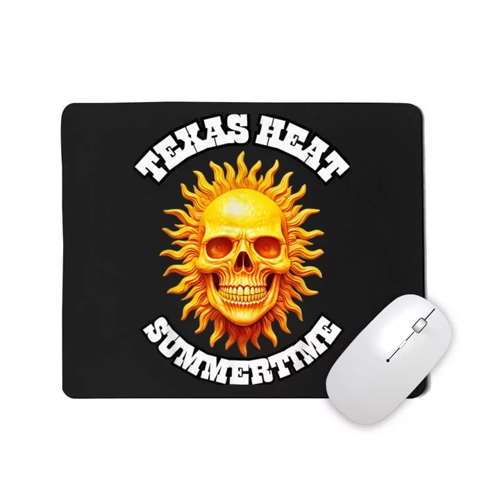 Sizzle and Grins: The Scorching Texas Heat Meme Mousepad