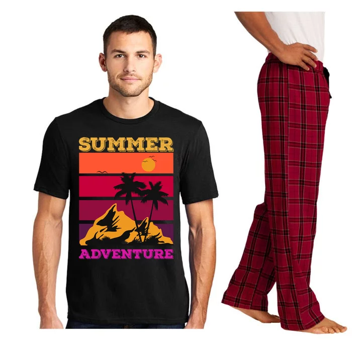 Summer Adventure Graphic Pajama Set