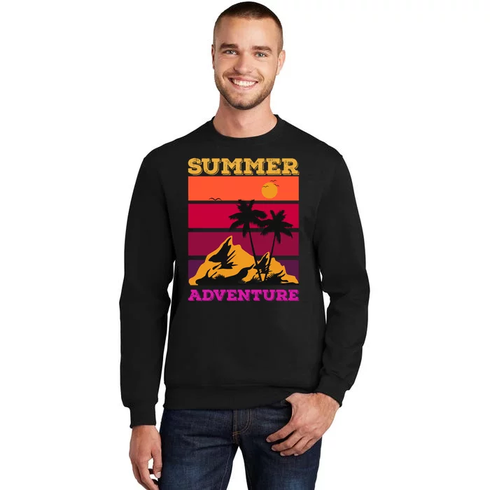 Summer Adventure Graphic Tall Sweatshirt