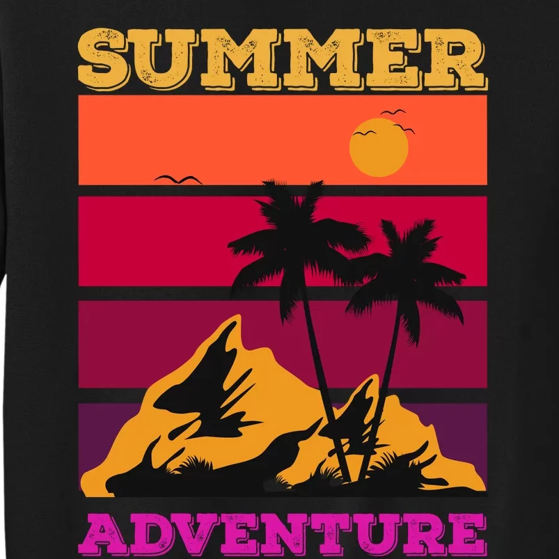 Summer Adventure Graphic Tall Sweatshirt