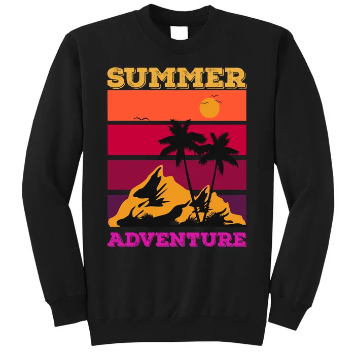 Summer Adventure Graphic Tall Sweatshirt