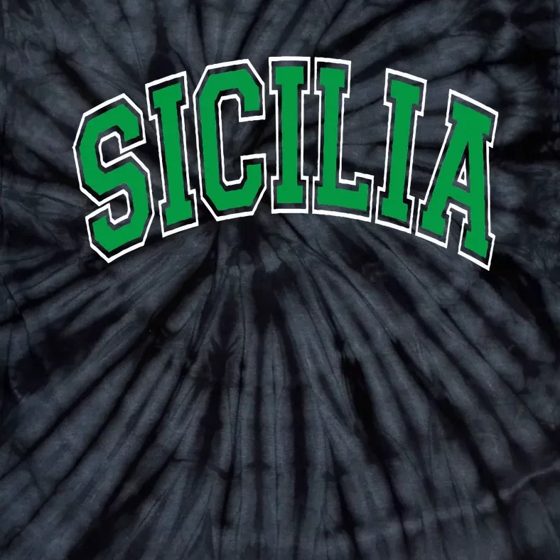 Sicilia Arched Green Tie-Dye T-Shirt