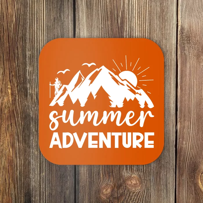 Summer Adventure Graphic Coaster