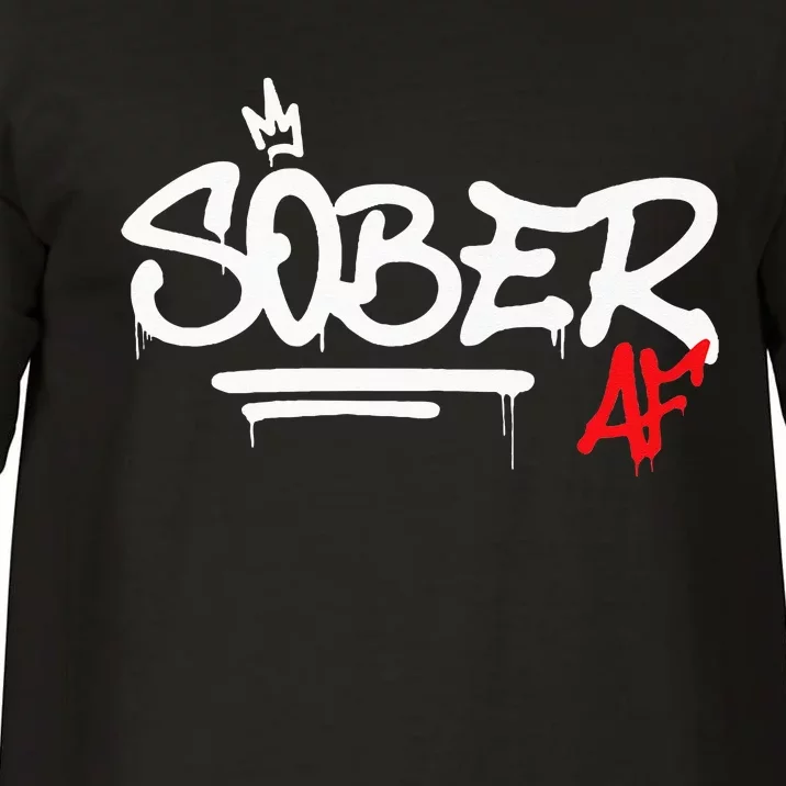 Sober AF Graffiti AA NA Recovery Comfort Colors T-Shirt