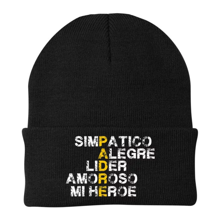 Spanish Acronym Gift For Fathers Day Knit Cap Winter Beanie