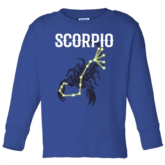 Scorpio Astrology Gift Toddler Long Sleeve Shirt