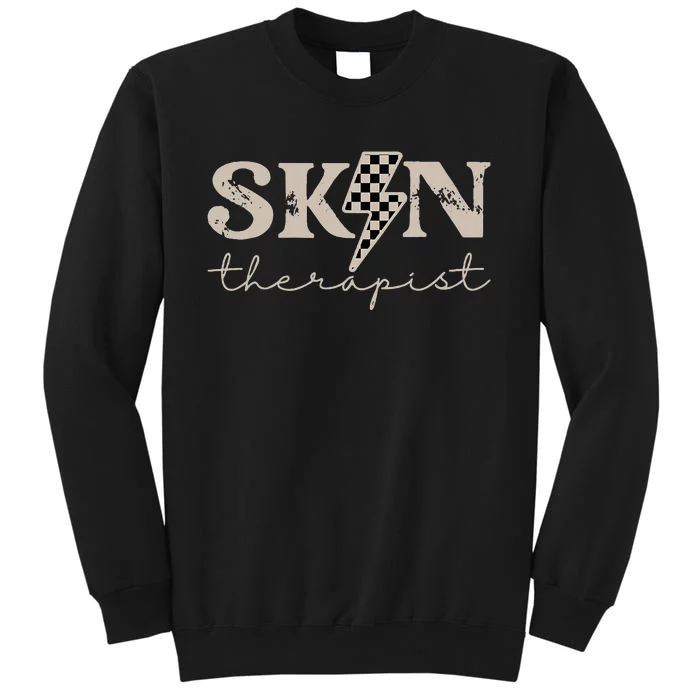 Skin Therapist Skincare Skin Esthetician Tall Sweatshirt