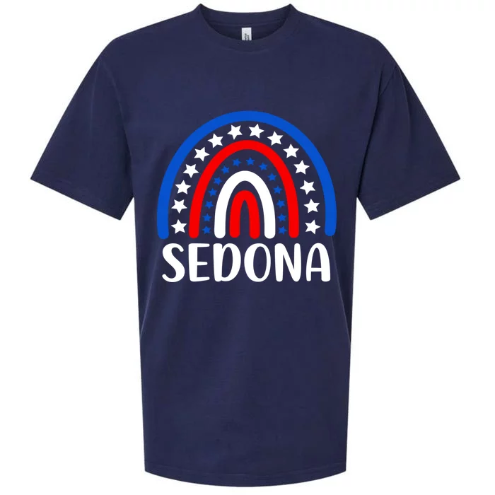 Sedona Arizona Gift I Love Sedona Arizona Usa Cute Gift Sueded Cloud Jersey T-Shirt