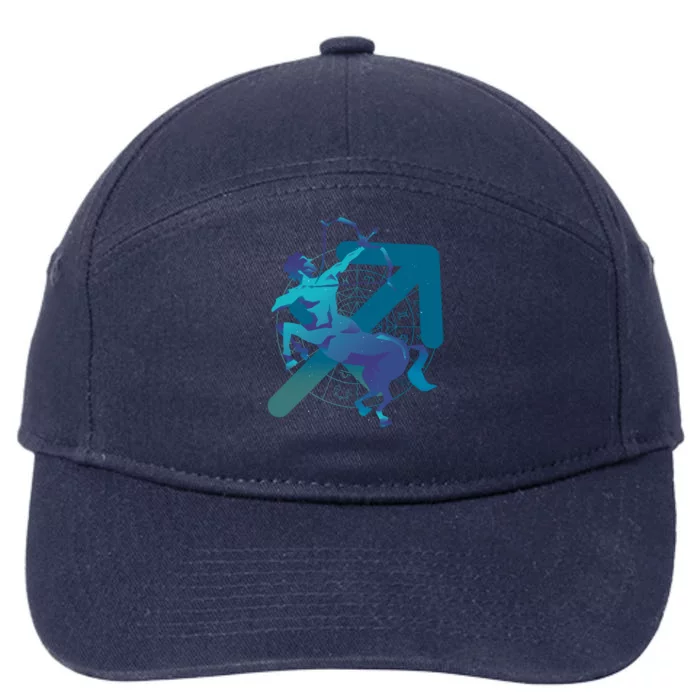 Sagittarius Zodiac Symbol 7-Panel Snapback Hat