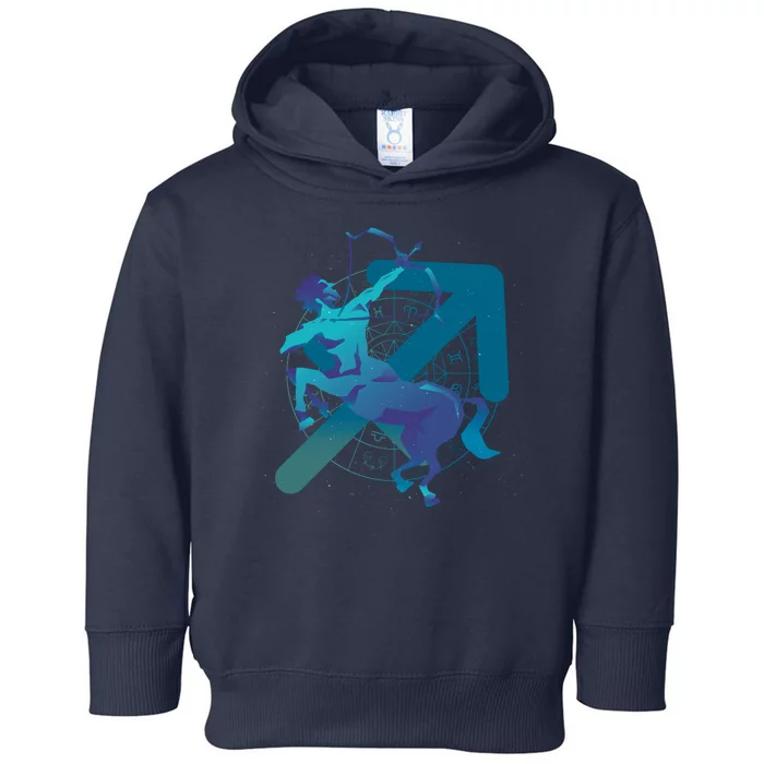 Sagittarius Zodiac Symbol Toddler Hoodie