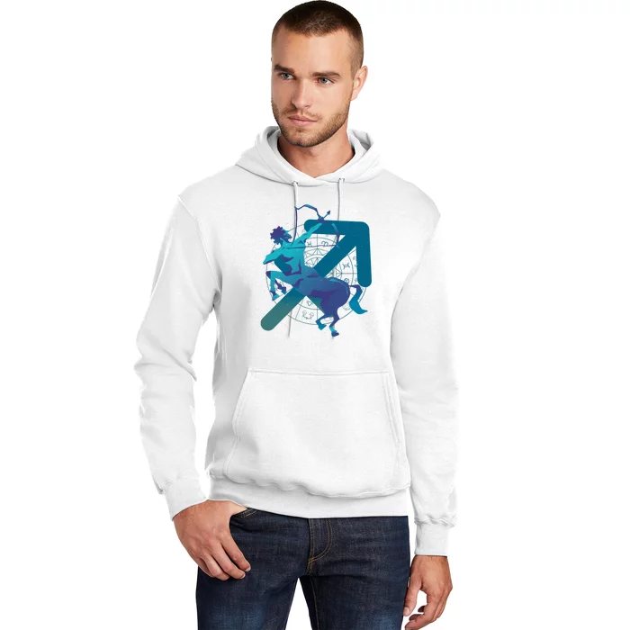 Sagittarius Zodiac Symbol Hoodie