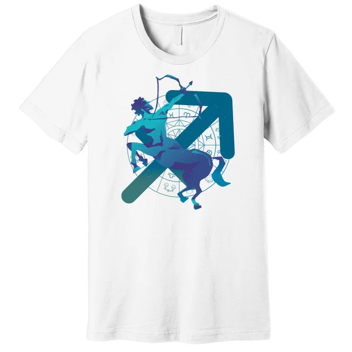 Sagittarius Zodiac Symbol Premium T-Shirt