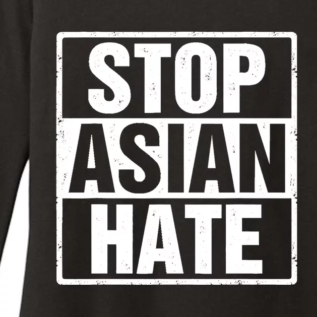 Stop Asian Hate Womens CVC Long Sleeve Shirt