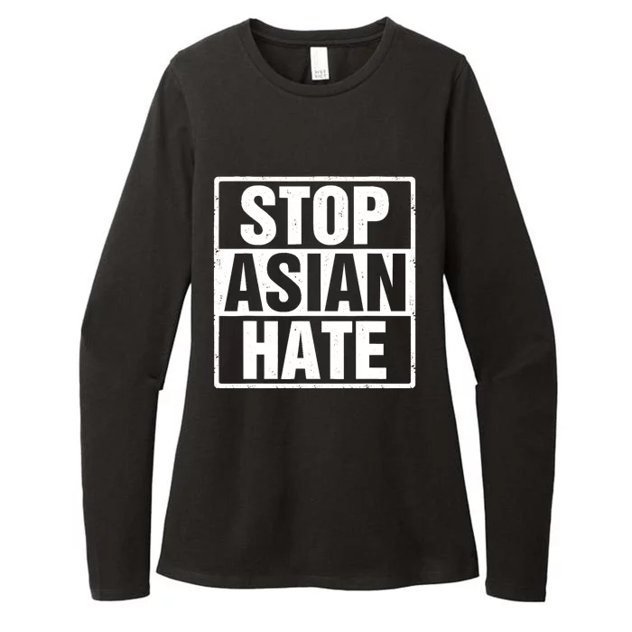 Stop Asian Hate Womens CVC Long Sleeve Shirt