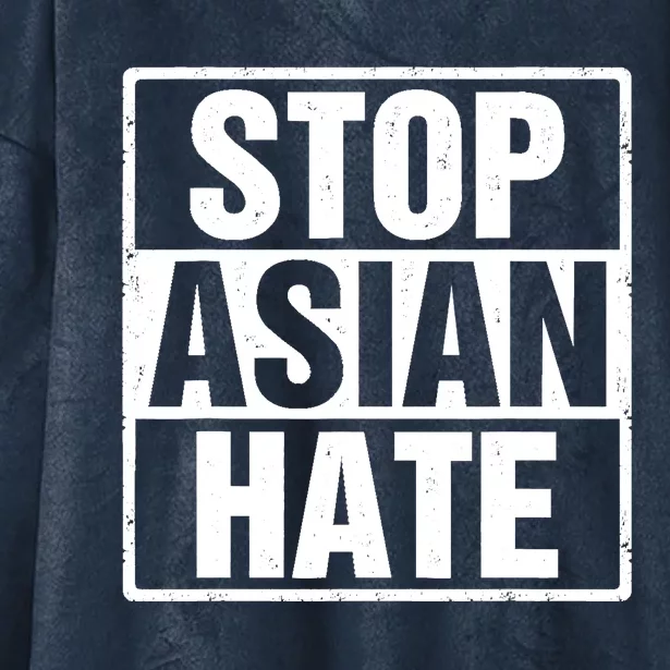 Stop Asian Hate Hooded Wearable Blanket