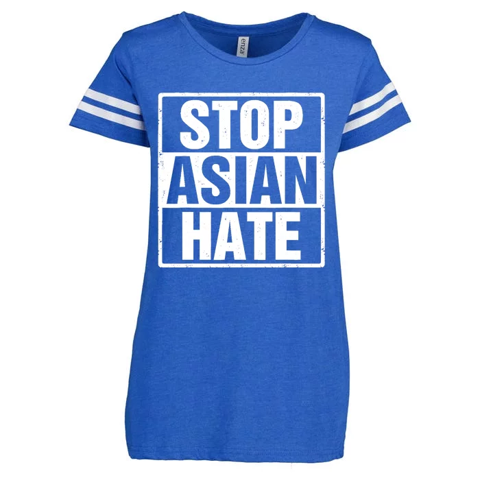 Stop Asian Hate Enza Ladies Jersey Football T-Shirt