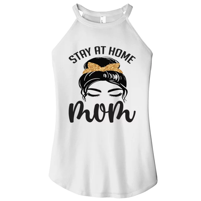 Stay At Home Mom Women’s Perfect Tri Rocker Tank