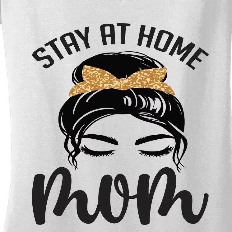 Stay At Home Mom Women's V-Neck T-Shirt