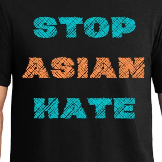 Stop Asian Hate Proud To Be Asian American Cute Gift Pajama Set