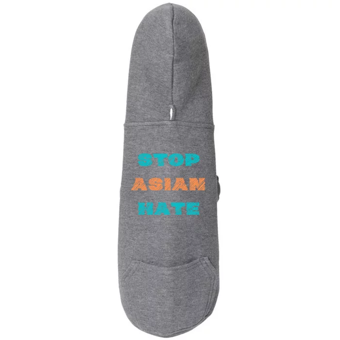 Stop Asian Hate Proud To Be Asian American Cute Gift Doggie 3-End Fleece Hoodie