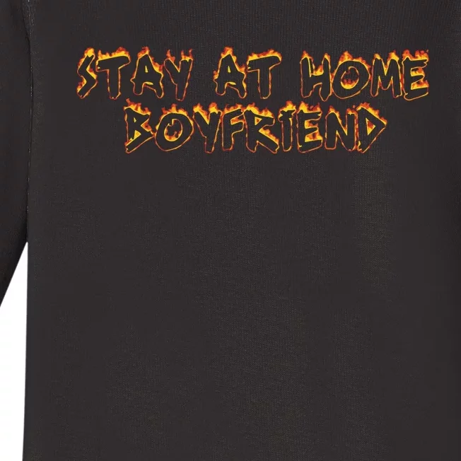 Stay At Home Boyfriend Baby Long Sleeve Bodysuit