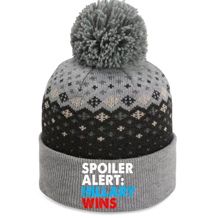 Spoiler Alert Hillary Wins The Baniff Cuffed Pom Beanie