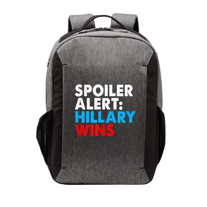 Spoiler Alert Hillary Wins Vector Backpack