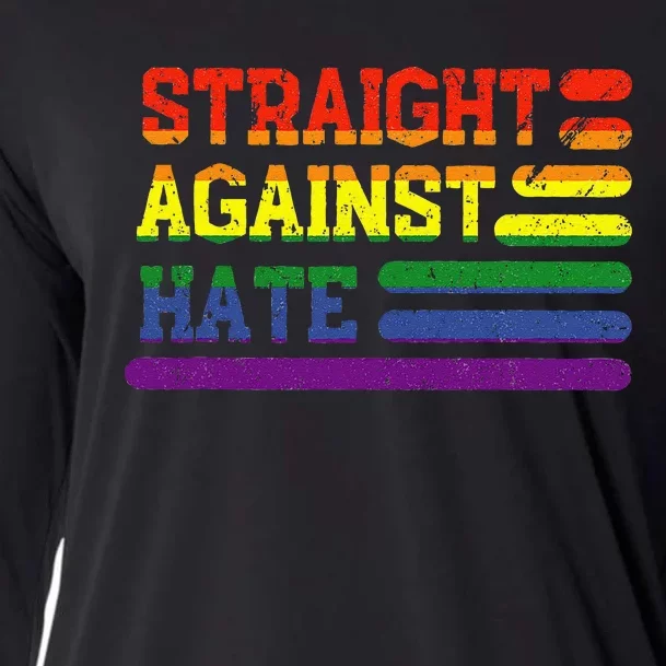 Straight against hate Cooling Performance Long Sleeve Crew