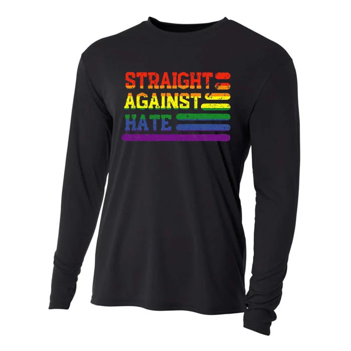 Straight against hate Cooling Performance Long Sleeve Crew