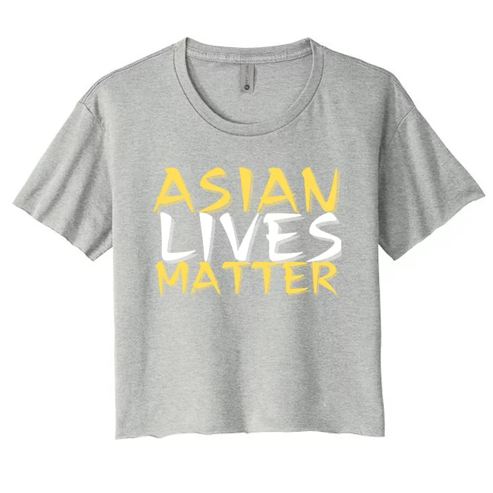 Stop Aapi Hate Asian Lives Matter Stop Asian Hate Gift Women's Crop Top Tee