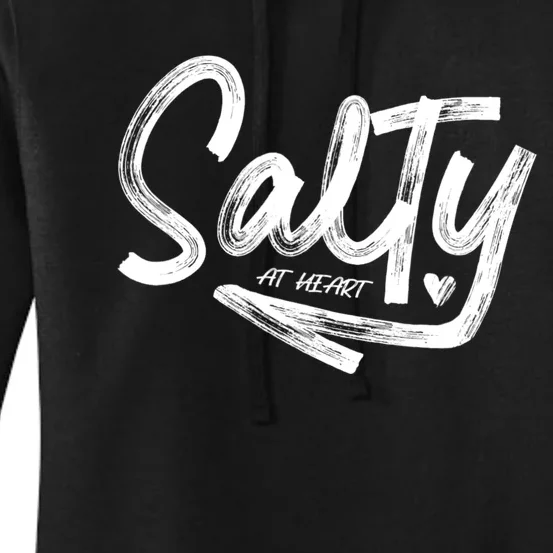 Salty At Heart Ocean Child Soul Wave Sea Love Home Fun Women's Pullover Hoodie