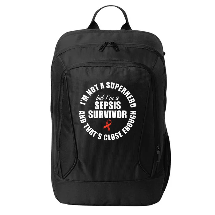 Sepsis Awareness Hero Warrior Survivor Support City Backpack