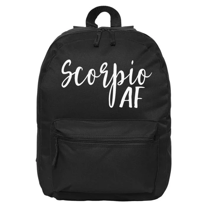 Scorpio AF Horoscope Zodiac Astrology Sign 16 in Basic Backpack