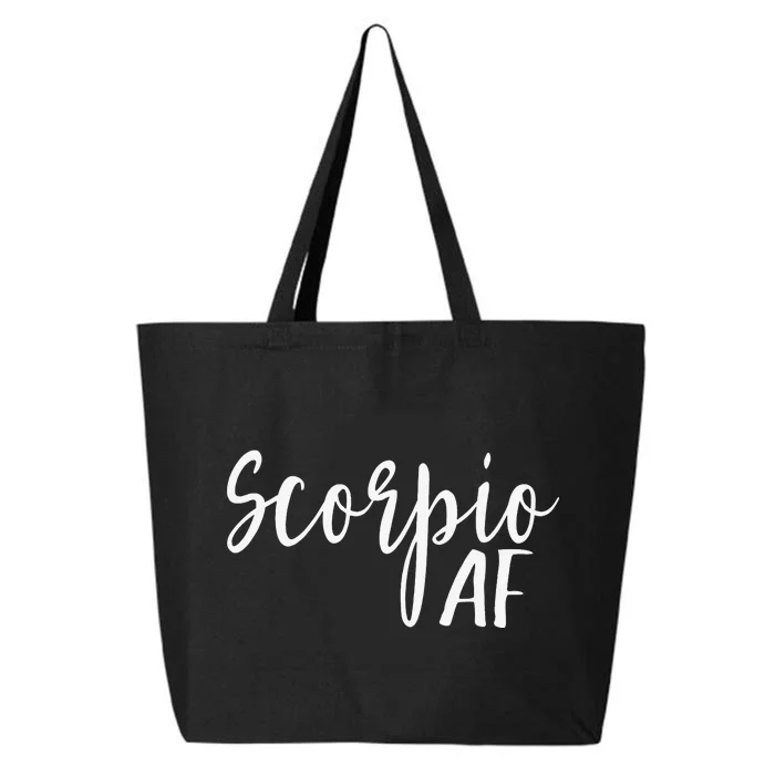 Scorpio AF Horoscope Zodiac Astrology Sign 25L Jumbo Tote