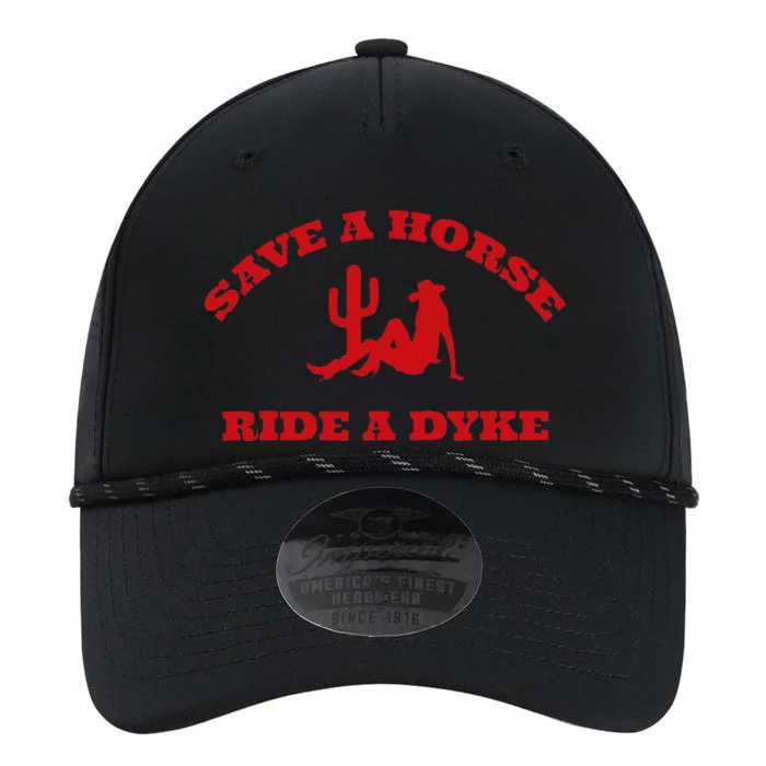 Save A Horse Ride A Dyke Funny Quotes Performance The Dyno Cap